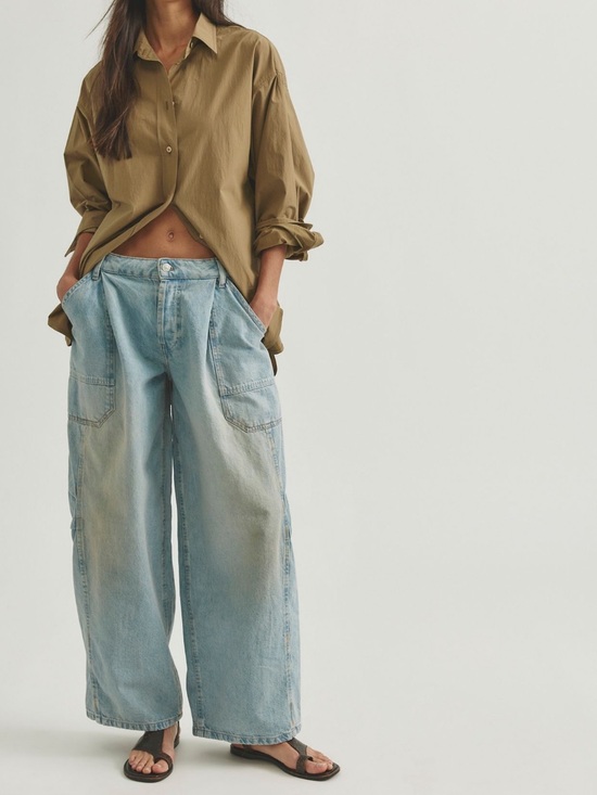 Free People Denim - NWT Free People We The Free Darcy Baggy Jeans-Harmony